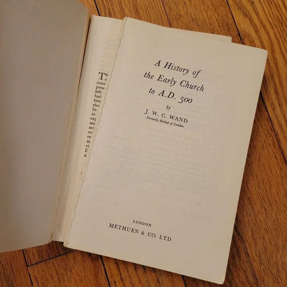 A History of the Early Church to AD 500 by‎ JWC Wand Vintage Book Christian